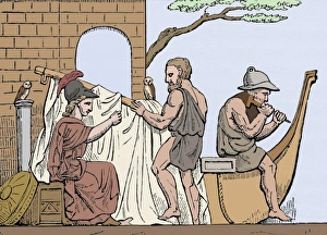 Jason And The Golden Fleece Drucke: Building of the Argo