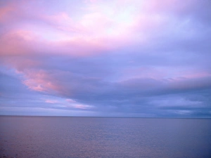 UK Coastline Drucke: Calm sea