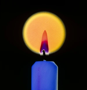 Candle Flame Drucke: Candle and flame