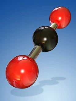 Kohlenstoffdioxidmolekül