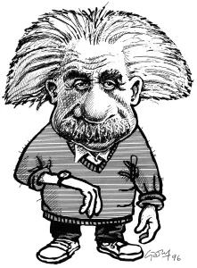 Moderne Kunst Drucke: Albert Einstein
