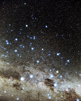 Drucke von Zentaur und Kreuzkonstellationen Diese sind helle Konstellationen im südlichen Himmel, die einen Zentaur darstellen und das Südkreuz jeweils repräsentieren Bilder Datiert 2006 August: Zentaur und Kreuzkonstellationen