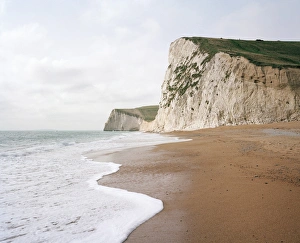 Chalk Rock Formations UK Drucke: Chalk cliffs