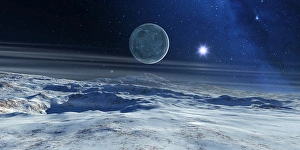 Planeten Drucke: Charon aus Plutonium