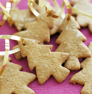 Xmas Sweet Treats Drucke: Christmas tree shaped biscuits