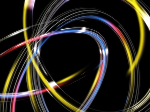 Computer Drucke: Kreise, abstrakte Computerkunstwerk