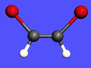 Molecular Model Drucke: Cis-dibromoethene molecule