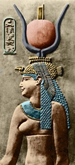 Temple Of Hathor Dendera Drucke: Cleopatra VII