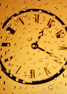 Light Refraction Science Drucke: Clock