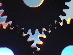 Industrial Machinery Images Drucke: Cogs