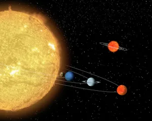 Vergleichende Betrachtung von Planetensystemen und Kunstwerken