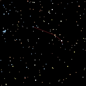 Zodiac Constellations Drucke: Computer artwork of the constellation of Aries