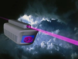 High Tech Communications Drucke: Computer artwork of e-mail train on superhighway