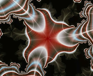 Computergenerierter Chaosfraktal