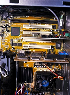 Circuit Board Components Drucke: Computer interior