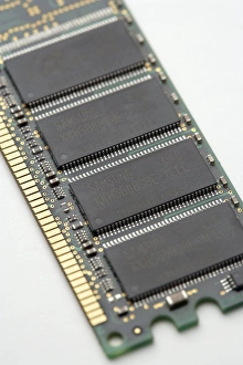 Circuit Board Components Drucke: Computer memory chips