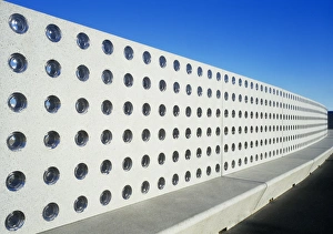 Barcelona Modern Architecture Drucke: Concrete benches
