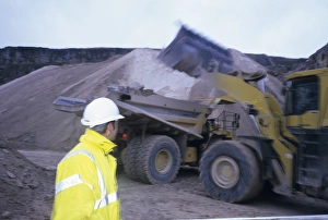 European Construction Worker Drucke: Construction work