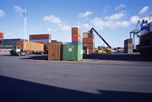 Industrial Transportation Equipment Drucke: Container port