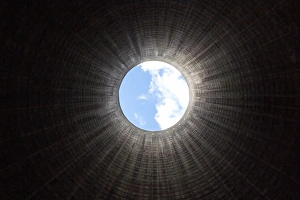 Industrial Architecture UK Drucke: Cooling tower interior