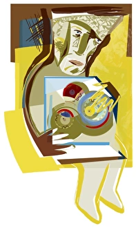 Depressed Person Drucke: Coping with illness