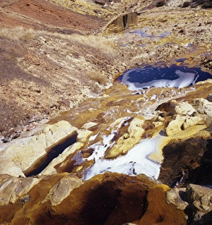 Bilder Datiert 17. Februar 2005: Kupferbergbauverschmutzung