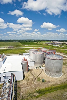 Bilder Datiert 28. Oktober 2008: Ethanolverarbeitungsanlage aus Mais