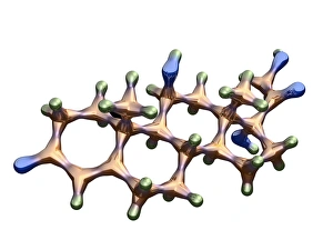 Kortisonhormonmolekül