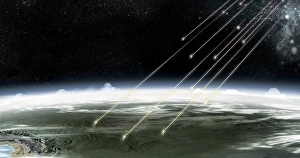 Subatomic Particles Drucke: Cosmic rays, artwork