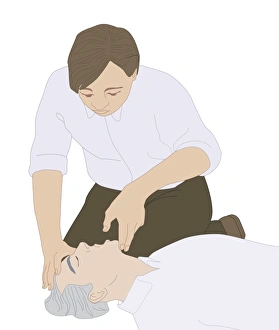 Bilder Datiert 26. Oktober 2012: Erste-Hilfe-Technik für CPR Kunstwerk
