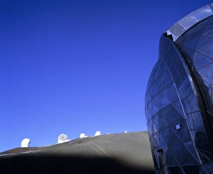Mauna Kea Observatory Drucke: CSO & other telescope domes