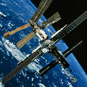 Soviet Space Program History Drucke: Damage to the Mir space stations Spektr module