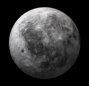 Space Art Illustrations Drucke: Dark side of the Moon, artwork