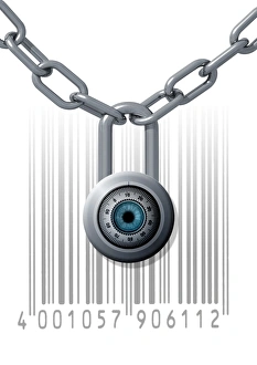 Data Security Concept Drucke: Data security, conceptual artwork C016 / 7539