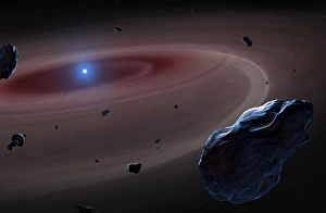 Stellar Evolution Stages Drucke: Debris Disc Around a White Dwarf