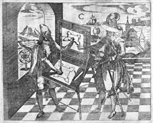 Perspective Drawing Techniques Drucke: Demonstration of perspective