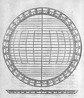 Ancient Astronomy Tools Drucke: Device for determining latitude