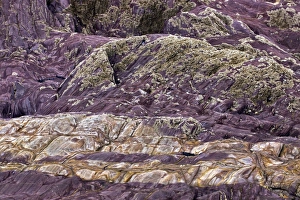 Sedimentary Rock Layers Drucke: Devonian slates C017 / 8314