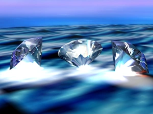 Diamonds, computer artwork