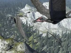 Dinosaurier Drucke: Dorygnathus ist Kunstwerk