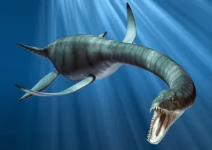 Plesiosaurschlagkunst
