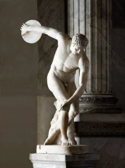 Vatican Museums Art Drucke: Discus thrower statue