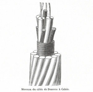 Historical Communication Technology Drucke: Dover-Calais telegraph cable