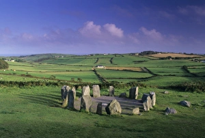 Historical Rock Formations Drucke: Drombeg stone circle