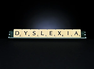 Drucke von Dysleksie ist eine angeborene und entwicklungsbedingte Störung die einen Menschen bei der Lesen und Schreiben behindert Bilder Datiert 2005 September: Dyslexia