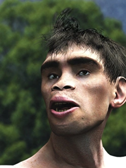 Early Human Evolution Drucke: Early human, artwork
