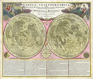 Bilder, datiert 2004: Frühes Mondschilderbuch aus dem Jahr 1635