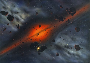 Frühes Sonnensystem, Kunstwerk