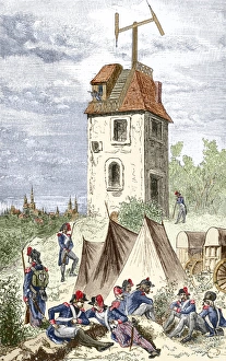 Frühes Telegraphenbrief, 1794