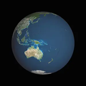 Earth From Space Drucke: Earth